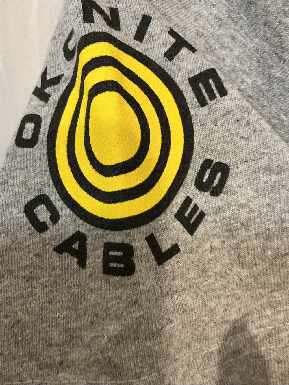 Carhartt Heather Gray Short Sleeve Pocket Tee with USA Sleeve Patch - Picture 4 of 7